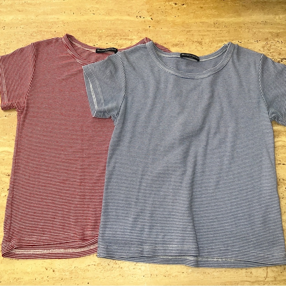 Brandy Melville John Galt Striped Shirts